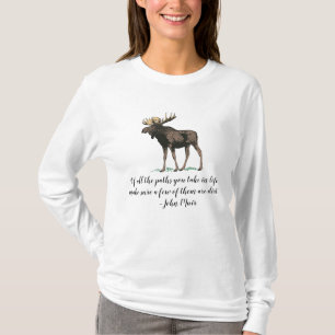 T-shirt John Muir Quotable Avec L'Oie