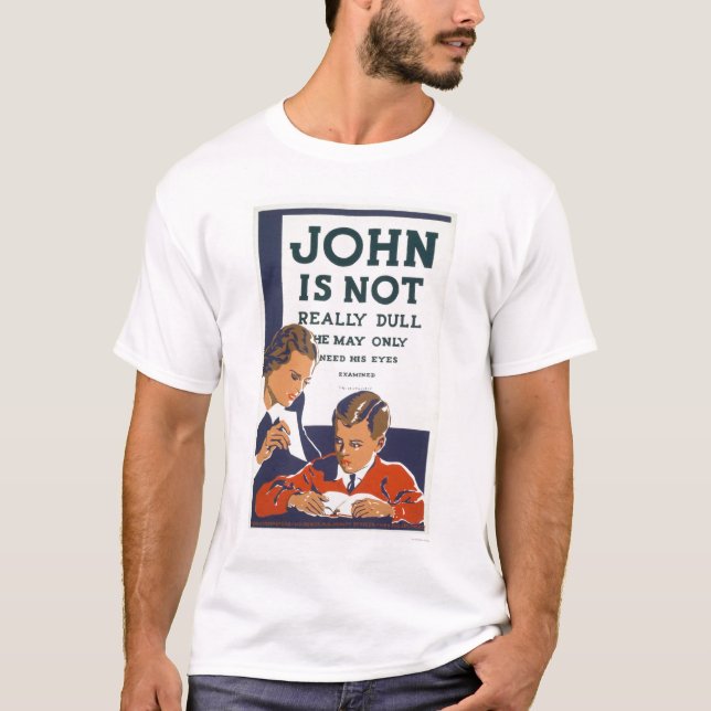 T-shirt John n'est pas WPA 1937 mat (Devant)