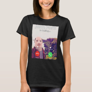 T-shirt John Pork Appelle Réponse Téléphone
