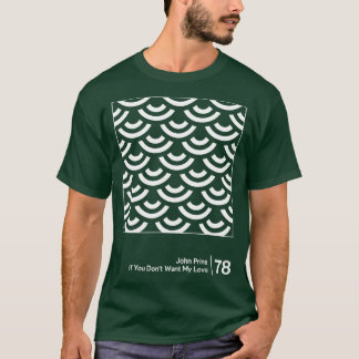 T-shirt John Prine Style minimal Graphisme