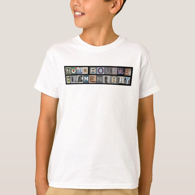 T-shirt John Rogers Grey/Black Ringer Tee (Devant)