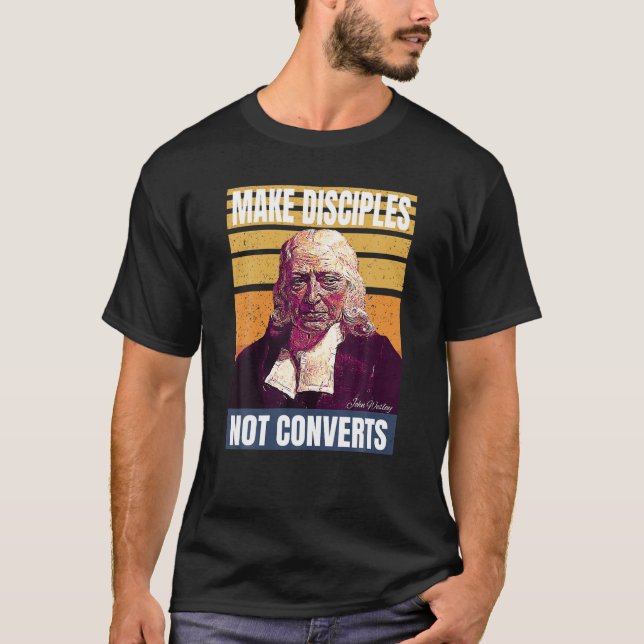 T-shirt John Wesley Methodist (Devant)