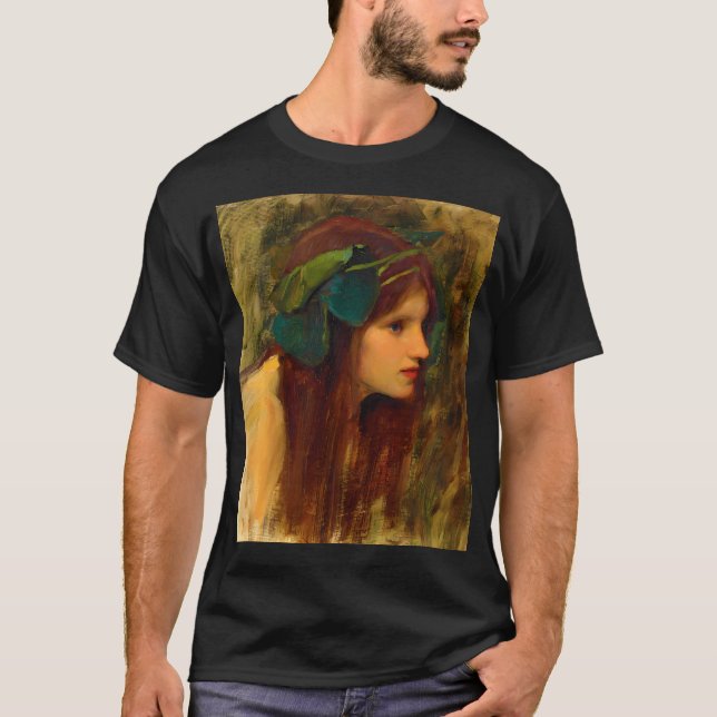 T-shirt John William Waterhouse Femme Head Study Pour "A (Devant)