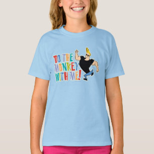 T-shirt Johnny Bravo - Faites Le Singe Avec Moi !