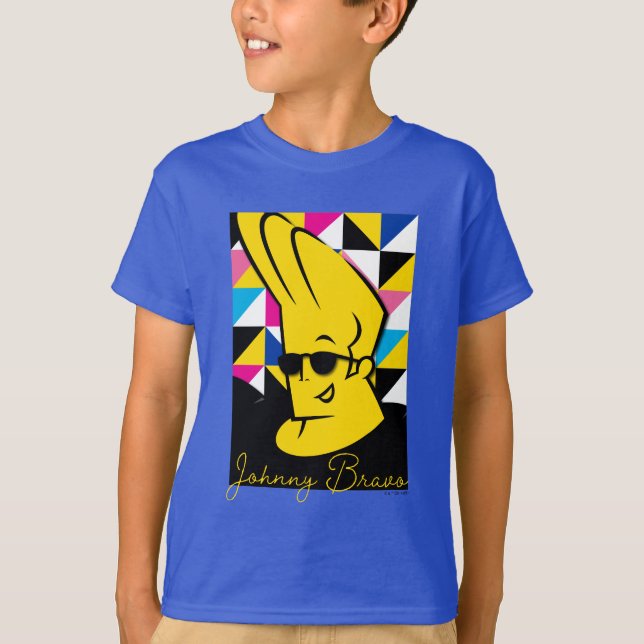 T-shirt Johnny Bravo Pop Art Graphic (Devant)