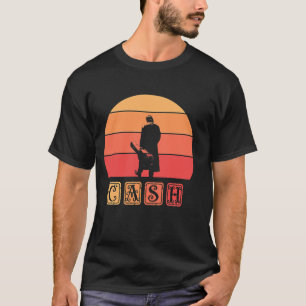 T-shirt Johnny Cash Retro Art