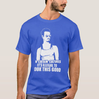 T-shirt Johnny Drama C'est illégal de regarder aussi bien