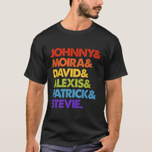 T-shirt Johnny Et Moira Et David Et Alexis