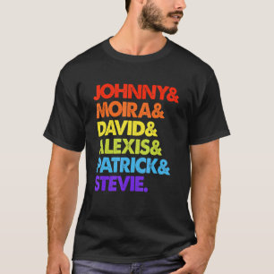 T-shirt Johnny Et Moira Et David Et Alexis