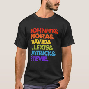 T-shirt Johnny et Moira et David et Alexis