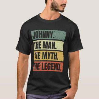 T-shirt Johnny Man Myth Légende Citation Retro Funny Meill