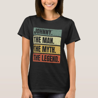 T-shirt Johnny Man Myth Légende Citation Retro Funny Meill