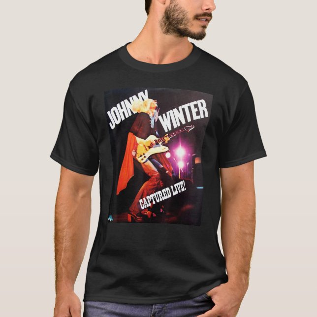 T-shirt Johnny Winter (Devant)