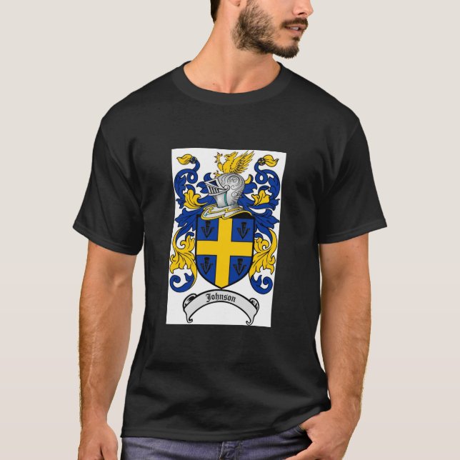T-shirt Johnson Family Crest - Armoiries (Devant)