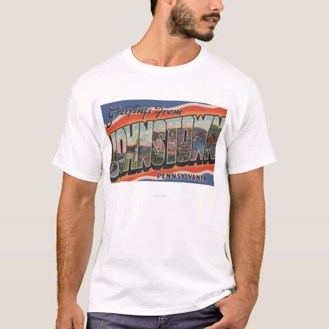 T-shirt Johnstown, Pennsylvanie - grandes scènes 2 de (Devant)