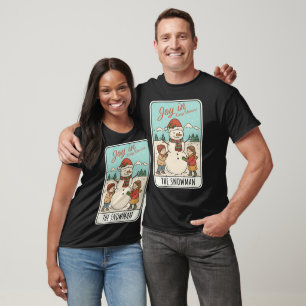 T-shirt Joie à chaque instant Bonhomme de neige et enfants
