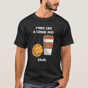 T-shirt Joie coréenne de langue faire comme un biscuit et 