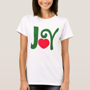 T-shirt Joie de coeur de Noël