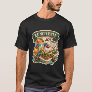 T-shirt Joie de la sonnerie du déjeuner drôle sandwich de 