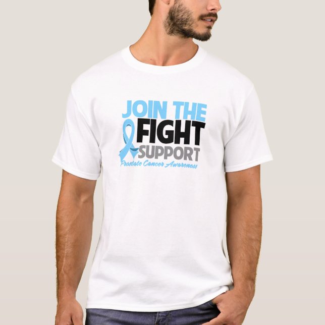 T-shirt Joignez la conscience de cancer de la prostate de (Devant)