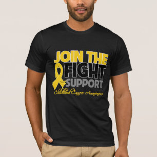 T-shirt Joignez la conscience de Cancer d'enfance de