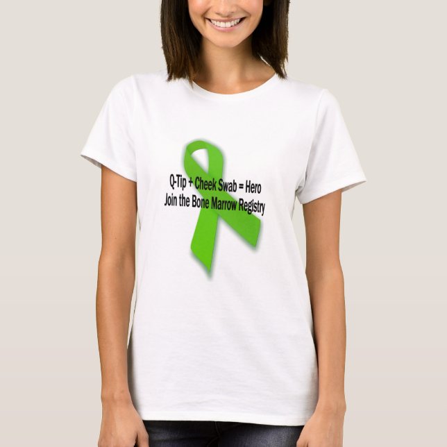 T-shirt Joignez l'enregistrement de donateur de moelle (Devant)