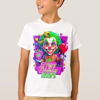 T-shirt Joker Clawn Anniversaire Cadeaux Enfants Illustrat