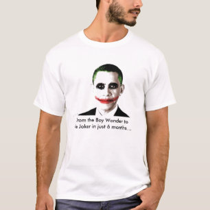 T-shirt joker d'obama, de la merveille de garçon au joker
