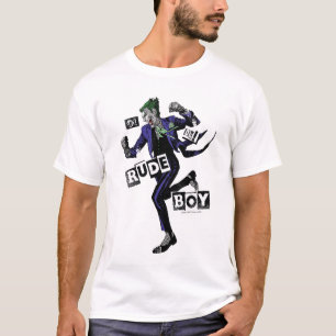 T-shirt Joker "Oi! Oi! Rude Boy!" Halftone Graphic