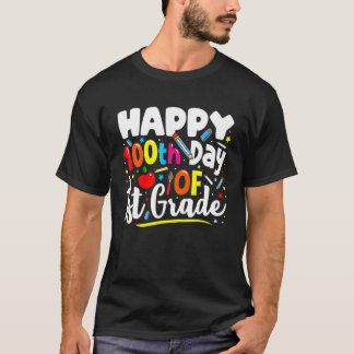T-shirt Joli 100E Jour De L'École 1Er Année Enseignant G