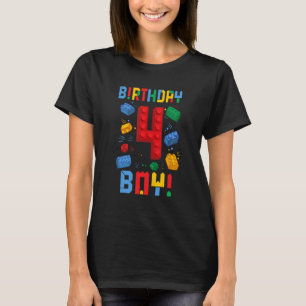 T-shirt Joli 4e anniversaire 4 ans Bâtiment de l'édifice a