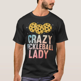 T-shirt Joli Art de Pickleball Pour les Femmes Maman Grand