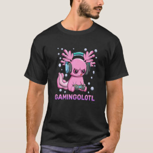 T-shirt Joli Axolotl Jouer Jeux Vidéo Gameolotl G drôle