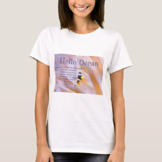 T-shirt joli bébé anemone poisson