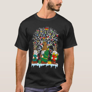 T-shirt Joli Buffalo Gnome Plaid Christmas Tree Léger laid