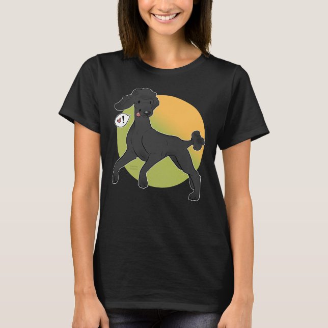 T-shirt Joli caniche (Devant)
