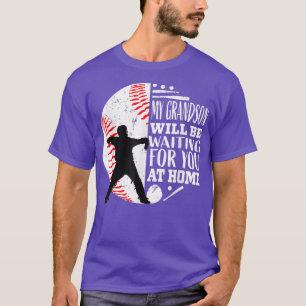 T-shirt Joli Capteur de baseball Grand-mère Grand-père Gra