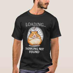 T-shirt Joli chargement de hamster endormi pensif