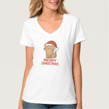 Joli Chat de Noël avec Chapeau de Père Noël