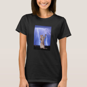 T-shirt Joli chat tonnerre