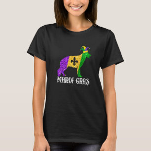 T-shirt Joli chien berger allemand Mardi Gras Party Jester