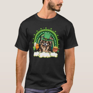 T-shirt Joli Chihuahua Arc-en-Ciel Chanceux Trèfle St Patr