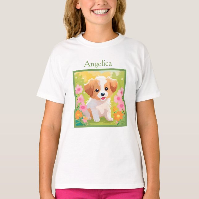 T-shirt Joli chiot (Devant)