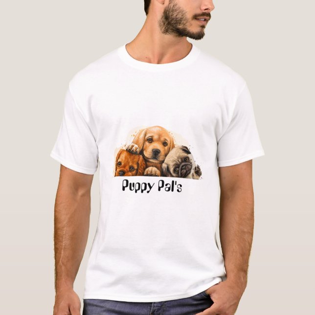 T-shirt Joli chiot (Devant)