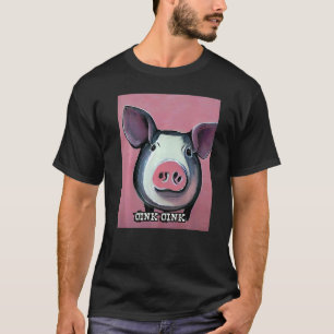 T-shirt Joli Cochon Piggie Rose rose 27