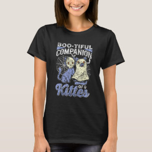 T-shirt Joli Compagnon De Propriétaire De Chats Chats Hall