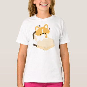T-shirt Joli Corgi Fatigué