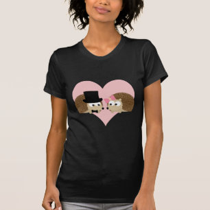 T-shirt Joli couple de hérisson