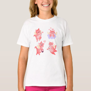 T-shirt Joli Cupidon Chat Mignon   Kit Romantique de la Sa