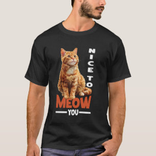 T-shirt Joli De Vous Miauler Chat Amical Animal Art De Sal
